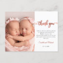 Recherche de twins thank you cards Nouveau