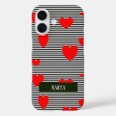 Search for heart shape iphone cases Black