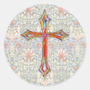 Search for colourful cross stickers Faith