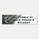 Search for zombie bumper stickers Student
