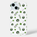 Search for green lucky clover pattern iphone cases St patricks day