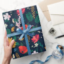 Recherche de fleurs bleu papier cadeau Coloré