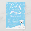 Search for holiday baby boy shower invitations Baby its cold outside