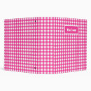 Search for pink gingham binders Check