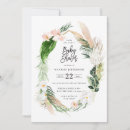 Search for gold geometric baby shower invitations Floral
