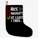 Search for naughty or nice christmas stockings Xmas
