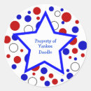 Search for patriotic children stickers White