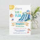 Search for waterpark birthday invitations Waterslide