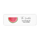 Search for watermelon return address labels Birthday