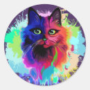 Recherche de art cat stickers Félin