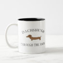 Search for dachshund through the snow mugs Xmas