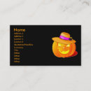 Recherche de halloween business cards De