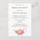 Search for elegant tea party invitations Bride