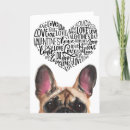 Recherche de bulldog saint valentin cartes Rouge