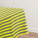 Search for yellow and gray tablecloths Stripe