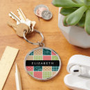 Search for patchwork keychains Gingham
