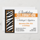 Recherche de zebra print invitations Moderne