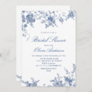 Recherche de chinoiserie bridal shower invitations Bleu poussiéreux