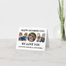 Search for three types cards invites Photo collage
