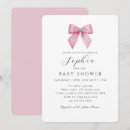 Search for bows invitations It's a girl
