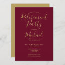 Recherche de burgundy elegant invitations Script