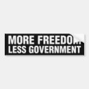 Search for less is more bumper stickers Conservative