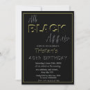 Search for black affair invitations Simple