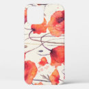 Search for red poppies iphone cases Watercolor