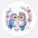 Search for romantic owls stickers For her
