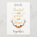 Search for elegant thanksgiving invitations Blessed