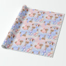 Search for pink teddy bear wrapping paper Gender reveal