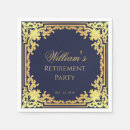 Search for retirement party napkins Masculine