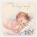 Search for new born stickers Vintage