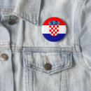 Recherche de drapeau croate badges Europe
