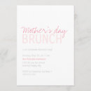 Search for pink mothers day invitations Pink and white