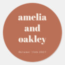 Recherche de rétro chic autocollants Typographie