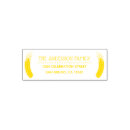 Search for yellow rubber stamps Return address