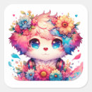 Search for pink kitten stickers Flowers