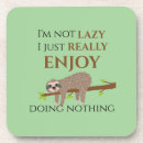 Search for funny sloth coasters Cute