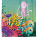 Search for octopus shower curtains Under the sea