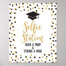 Search for graduation props Black and gold