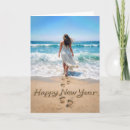 Search for beach new years cards Happy new year
