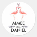 Search for pink flamingo stickers Heart