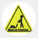Search for work in progress stickers Construction