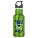 Search for disney monsters inc water bottles Green monster