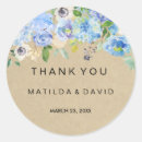Search for rustic floral thank you stickers Modern