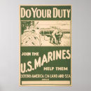 Search for marine recruiting posters Wwi
