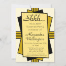 Recherche de art deco party invitations Jaune