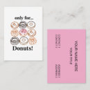 Search for food business cards Dessert