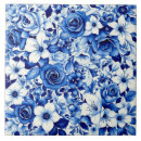 Search for blue rose tiles Pattern